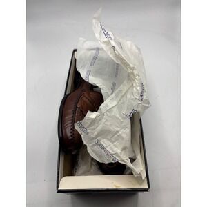 New Giorgio Brutini Riverwalk Luggage Leather Loafer Shoes Men 8.5 D Brown